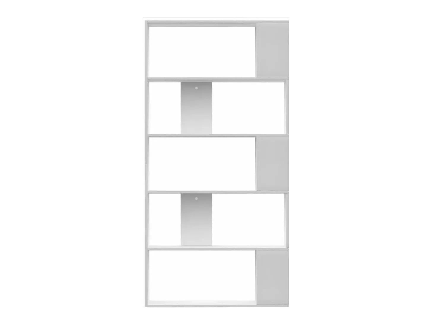 Estantería/divisor madera contrachapada blanco 80x24x159cm