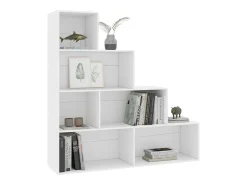 Estantería/divisor madera contrachapada blanco 155x24x160 cm