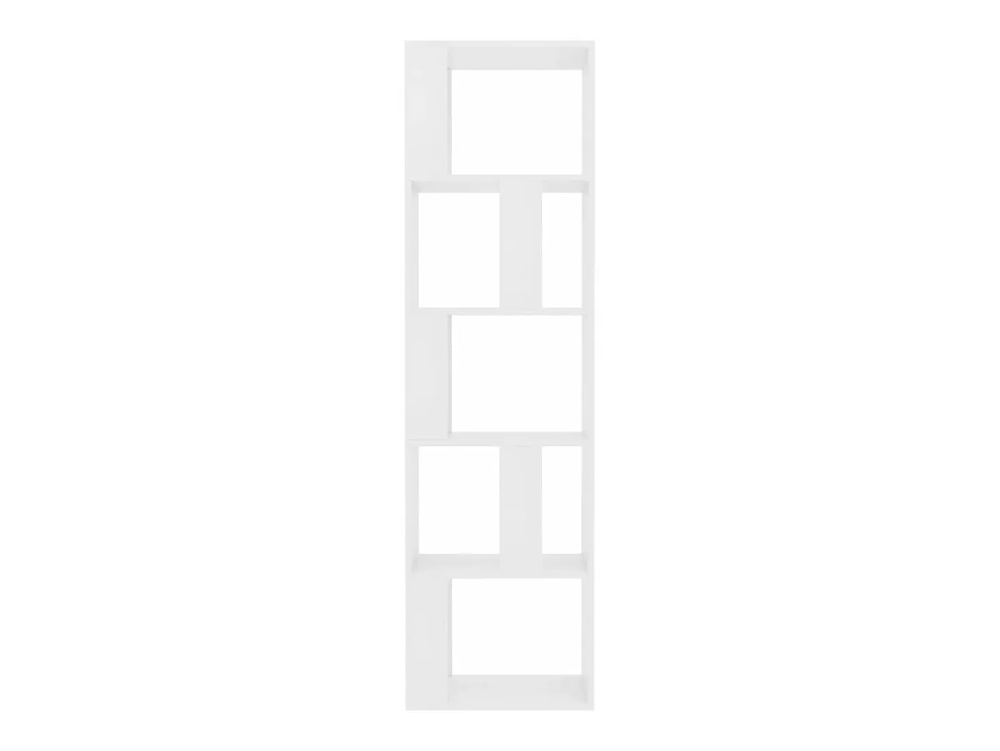 Estantería/divisor madera contrachapada blanco 45x24x159 cm