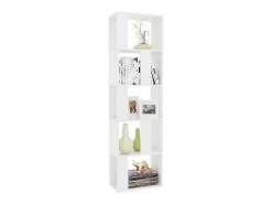 Estantería/divisor madera contrachapada blanco 45x24x159 cm