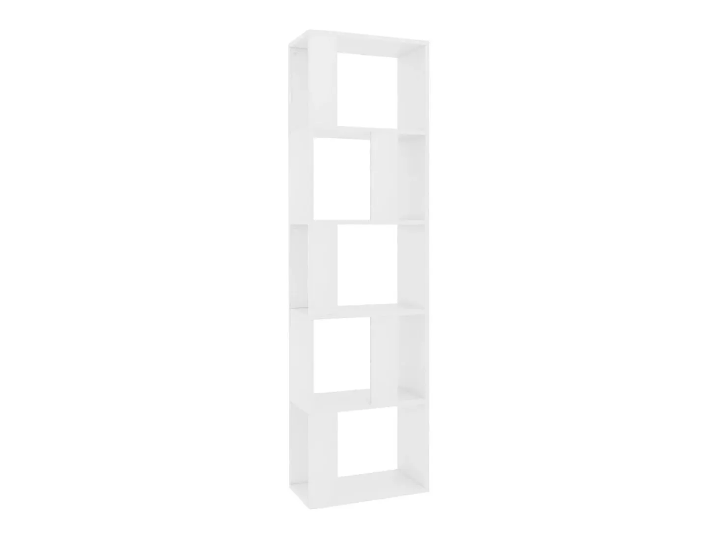 Estantería/divisor madera contrachapada blanco 45x24x159 cm