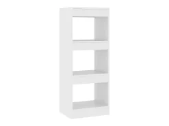 Estantería/divisor madera de ingeniería blanco 40x30x103 cm