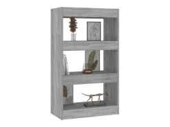 Estantería/divisor madera ingeniería gris Sonoma 60x30x103 cm