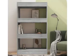 Estantería/divisor madera ingeniería gris Sonoma 60x30x103 cm