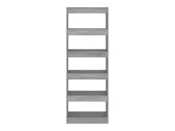 Estantería/divisor madera ingeniería gris Sonoma 60x30x166 cm