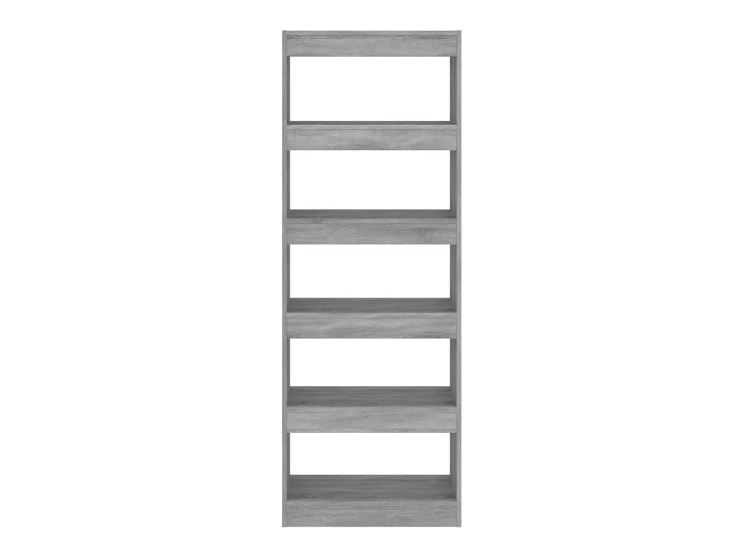 Estantería/divisor madera ingeniería gris Sonoma 60x30x166 cm