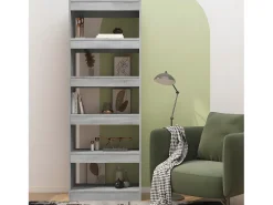 Estantería/divisor madera ingeniería gris Sonoma 60x30x166 cm