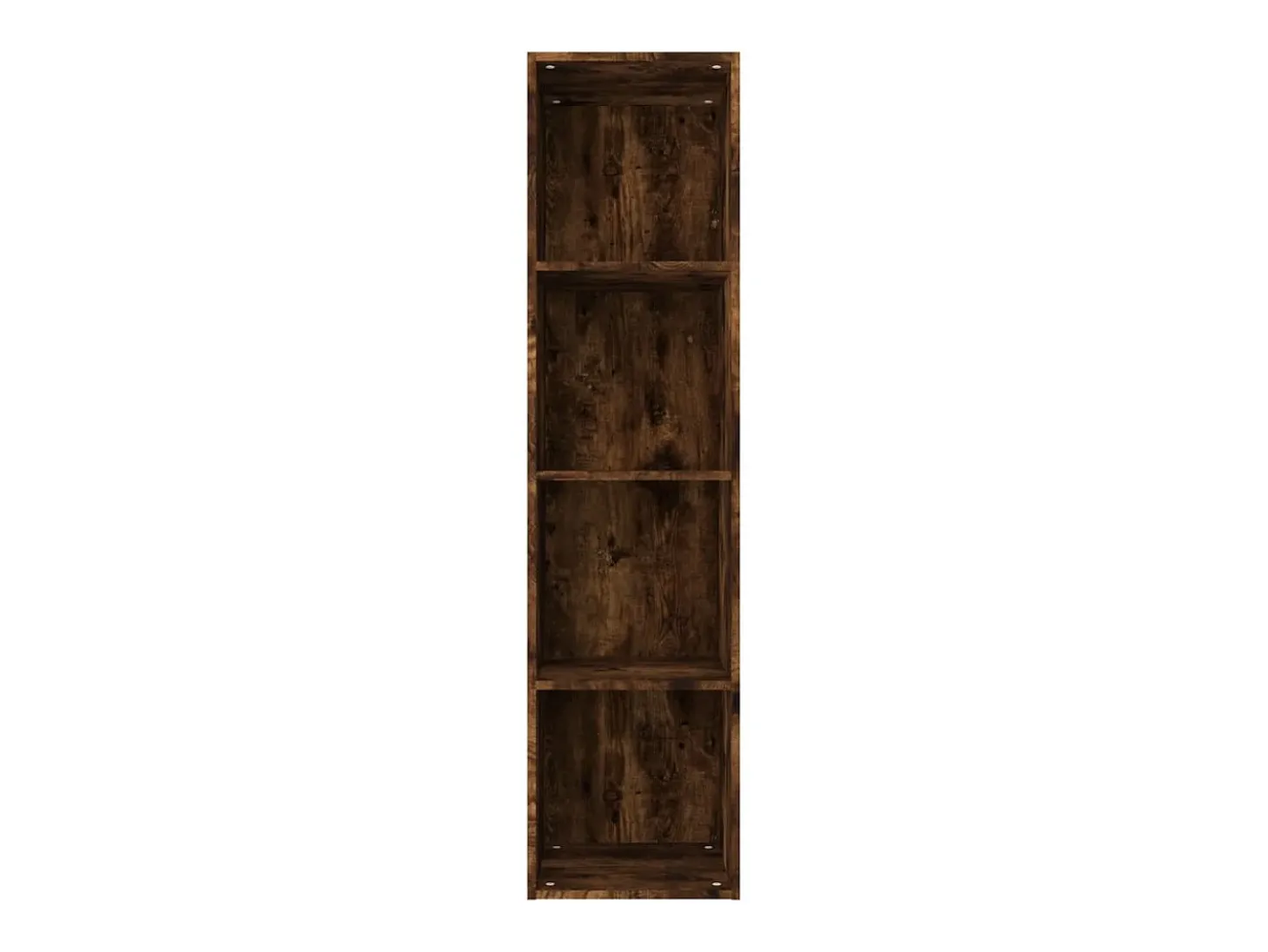Estantería/mueble de TV contrachapada roble ahumado 36x30x143cm