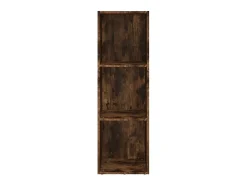Estantería/mueble de TV madera roble ahumado 36x30x114 cm