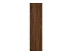 Estantería/mueble TV contrachapada roble marrón 36x30x114 cm