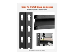 Estanterías Metálicas para Garaje SucceBuy Estantes de Almacenamiento de 41 cm de Profundidad x 81 cm de Ancho x 160 cm de Alto, Estantería de Garaje de 5 Niveles