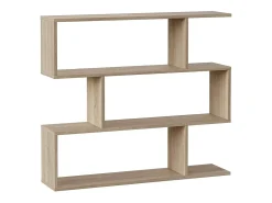 Estanteria Corea baja en roble canadian 97 cm(alto)110 cm(ancho)24 cm(fondo) .