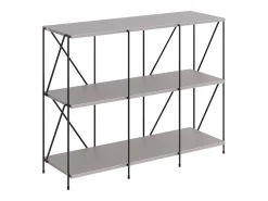 Estanteria gris/negro 90x30x71 ravix