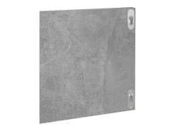 Estantes de pared 2 piezas Gris hormigón 80x11,5x18cm madera de ingeniería