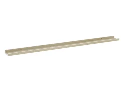 Estantes de pared 4 piezas blanco y roble sonoma 115x9x3 cm