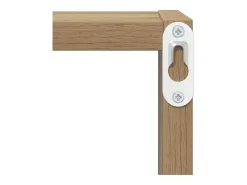 Estantes de pared 2 piezas hechos a mano roble 26 x 15 x 26 cm