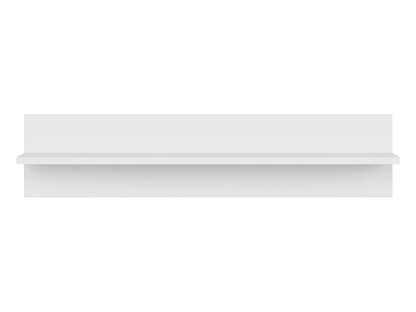 Estantes de pared 2 uds Blanco 80x11,5x18 cm madera de ingeniería