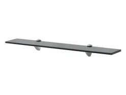 Estantes de pared 2 uds Cristal 70x20 cm 8 mm
