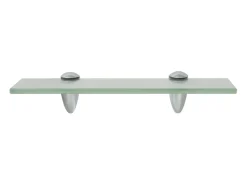 Estantes de pared 2 uds Cristal 30 x 10 cm 8 mm
