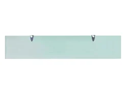 Estantes de pared 2 uds Cristal 100x20 cm 8 mm