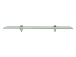 Estantes de pared 2 uds Cristal 60x20 cm 8 mm