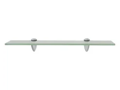 Estantes de pared 2 uds Cristal 50 x 10 cm 8 mm