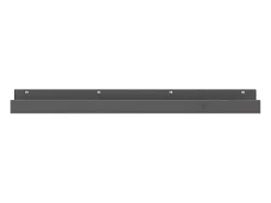 Estantes de pared 2 uds Gris 110x12x9 cm Madera maciza de pino