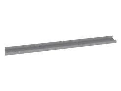 Estantes de pared 2 uds Gris 100x9x3 cm