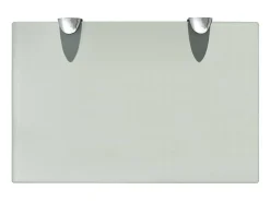 Estantes de pared 2 unidades vidrio 8 mm 30x20 cm ES92872