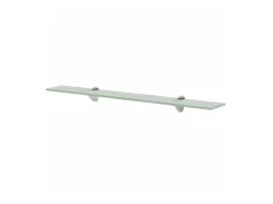 Estantes de pared 2 unidades vidrio 8 mm 70x10 cm ES77740