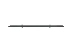 Estantes de pared 2 unidades vidrio 8 mm 90x20 cm ES32144