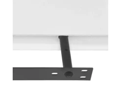 Estantes de pared 4 unidades blanco 60 cm ES46967