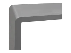Estantes de pared cúbicos 3 piezas MDF gris