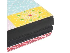 Estantes de pared con balda 3 piezas Multicolor 100 x 20 x 6 cm