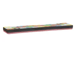 Estantes de pared con balda 3 piezas Multicolor 100 x 20 x 6 cm