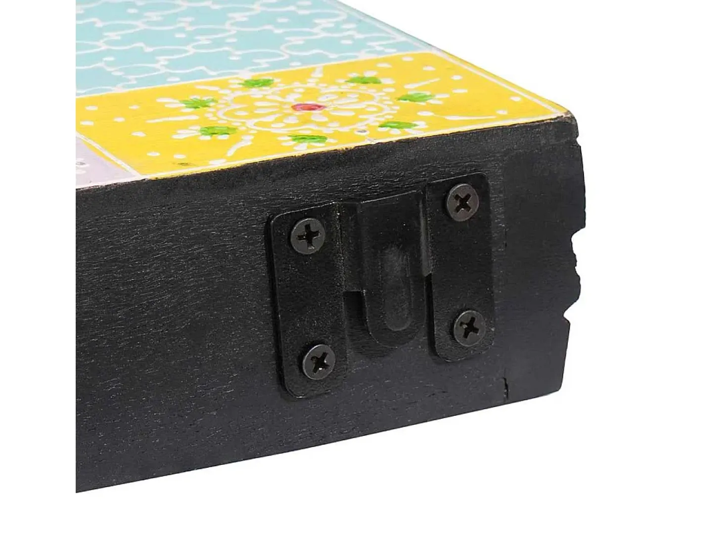 Estantes de pared con balda 2 uds Multicolor 60 x 20 x 6 cm