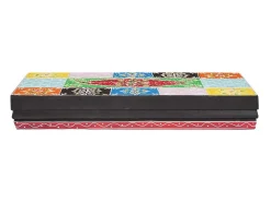 Estantes de pared con balda 2 uds Multicolor 40 x 20 x 6 cm