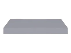 Estantes de pared de pared 2 uds MDF gris 40x23x3,8 cm ES31246