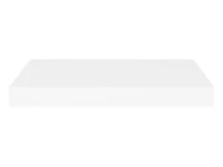 Estantes de pared de pared 4 uds blanco MDF 50x23x3,8 cm ES43021