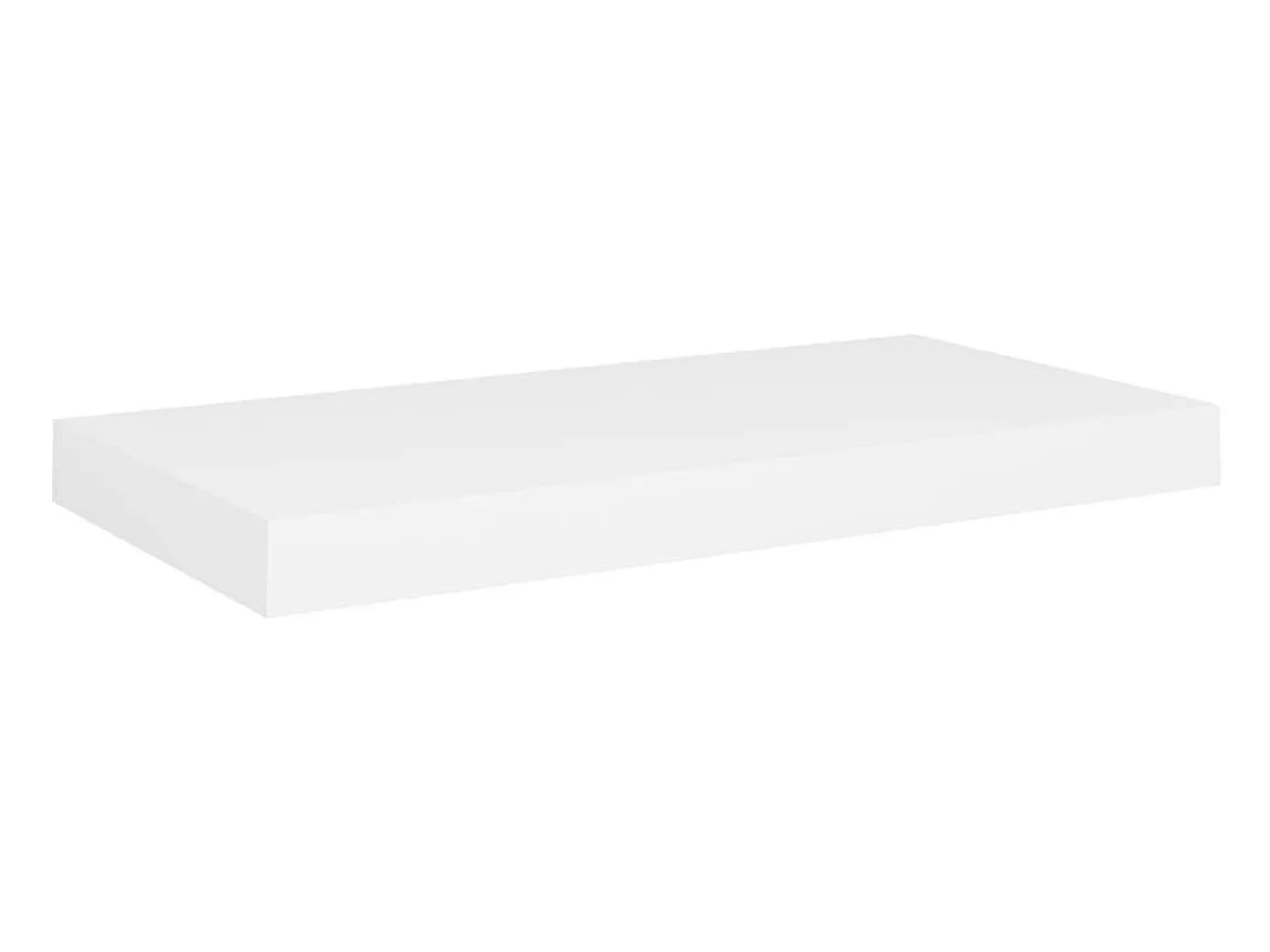 Estantes de pared de pared 4 uds blanco MDF 50x23x3,8 cm ES43021