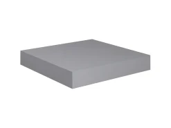 Estantes de pared de pared 4 uds MDF gris 23x23,5x3,8 cm ES73966
