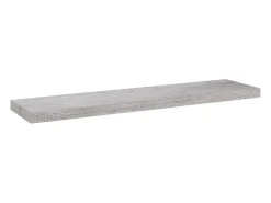 Estantes de pared flotantes 4 piezas Gris hormigón 90x23,5x3,8cm MDF
