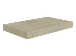 Estantes de pared flotantes 4 piezas roble 40x23x3,8 cm MDF