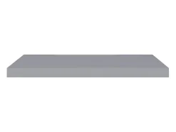 Estantes de pared flotantes 4 piezas gris 80x23,5x3,8 cm MDF
