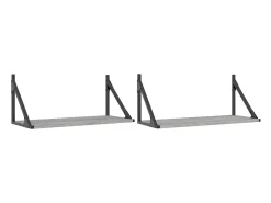 estantes de pared gris sonoma 60x25x25,5 cm madera de ingeniería
