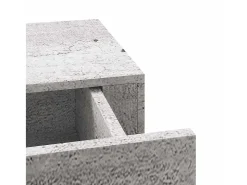 Estantes de pared para cajones 2 uds Gris hormigón 40x23,5x10 cm MDF