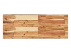 Estantes flotantes 3 uds madera acacia acabado aceite 80x30x4cm