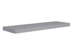 Estantes flotantes de pared 2 piezas gris 80x23,5x3,8 cm MDF