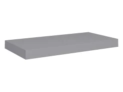 Estantes flotantes de pared 2 piezas gris 50x23x3,8 cm MDF