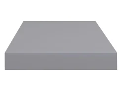 Estantes flotantes de pared 2 piezas gris 50x23x3,8 cm MDF
